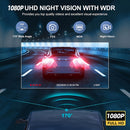 Novo 1080p hd wifi 2/3 câmera traço cam para câmera do carro gravador de vídeo c