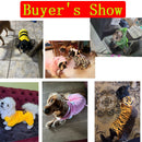 Roupas para cães de estimação, macacões de lã macia e quente para cães pequenos,
