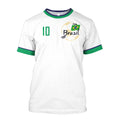 Camisa masculina brasil, camiseta com seleção de bandeira brasileira, camisa de