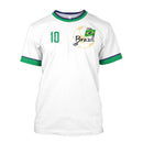 Camisa masculina brasil, camiseta com seleção de bandeira brasileira, camisa de