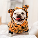 Roupas para cães de estimação, macacões de lã macia e quente para cães pequenos,