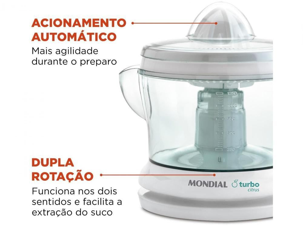 Espremedor de Frutas Mondial Turbo Citrus E-01