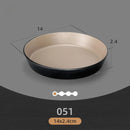 Pratos de jantar de melamina retangular estilo japonês criativo churrasco prato