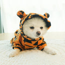 Roupas para cães de estimação, macacões de lã macia e quente para cães pequenos,