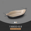 Pratos de jantar de melamina retangular estilo japonês criativo churrasco prato