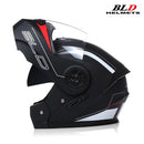 BLD-Capacete facial completo personalizado para motocicletas para homens e mulhe