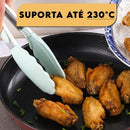 Drop Kit 12 Peças Colher para Cozinha Silicone BPA Antiferrugem Utensílios de Co