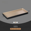 Pratos de jantar de melamina retangular estilo japonês criativo churrasco prato