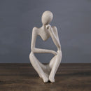 Escultura Decorativa Abstrata Pensativa