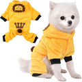 Roupas para cães de estimação, macacões de lã macia e quente para cães pequenos,