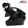 BLD-Capacete facial completo personalizado para motocicletas para homens e mulhe