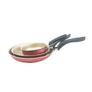 Conjunto De Frigideira Teflon 3 Peças Antiaderente Frita Ovo Francesa