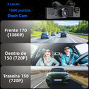 Novo 1080p hd wifi 2/3 câmera traço cam para câmera do carro gravador de vídeo c