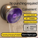 2024 Novo 5000mAh Recarregável 3IN1 Ventilador Portátil Multifuncional Ventilado