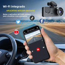 Novo 1080p hd wifi 2/3 câmera traço cam para câmera do carro gravador de vídeo c
