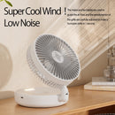 2024 Novo 5000mAh Recarregável 3IN1 Ventilador Portátil Multifuncional Ventilado