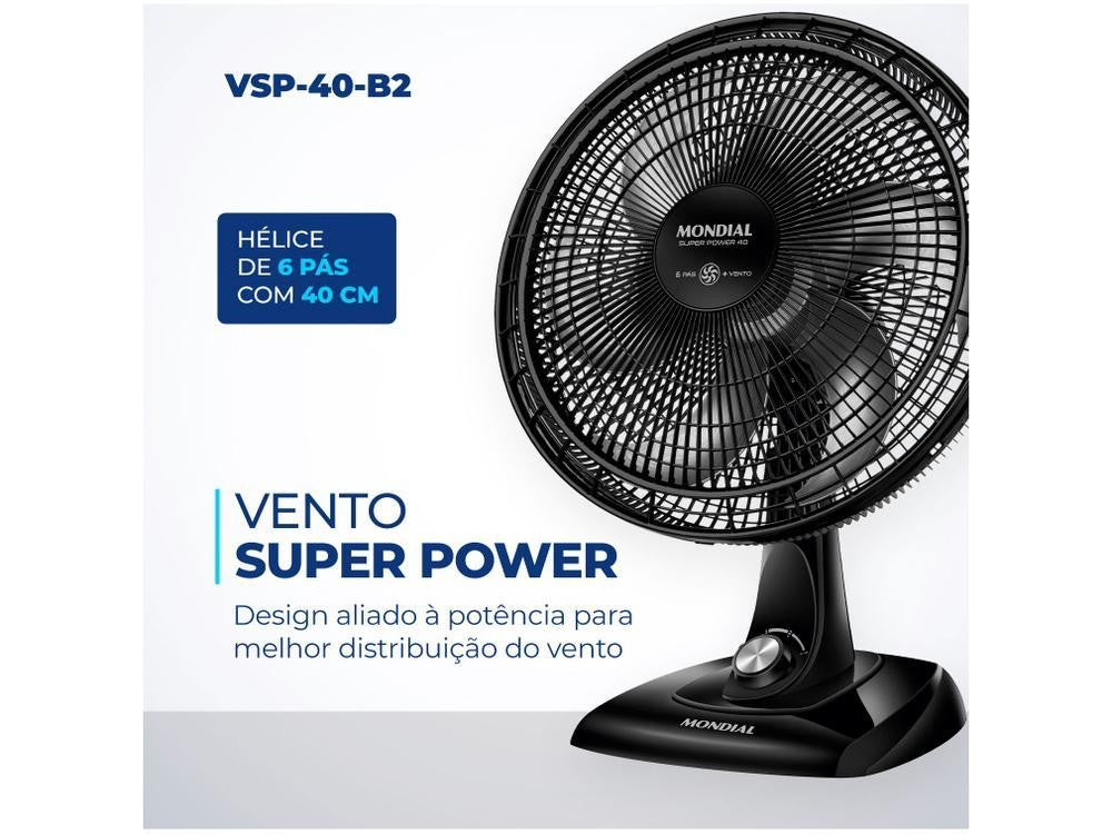 Ventilador de Mesa Mondial VSP-40-B2 40cm