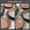 Pratos de jantar de melamina retangular estilo japonês criativo churrasco prato