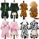Roupas para cães de estimação, macacões de lã macia e quente para cães pequenos,