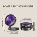2024 Novo 5000mAh Recarregável 3IN1 Ventilador Portátil Multifuncional Ventilado