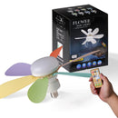 Ventilador de teto LED 40W E27 com controle remoto para escurecimento, adequado