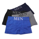 5 peças de cuecas boxer masculinas, roupa íntima íntima, macia e metálica, de al