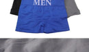 5 peças de cuecas boxer masculinas, roupa íntima íntima, macia e metálica, de al