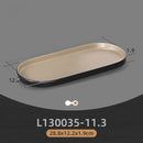 Pratos de jantar de melamina retangular estilo japonês criativo churrasco prato