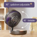 2024 Novo 5000mAh Recarregável 3IN1 Ventilador Portátil Multifuncional Ventilado