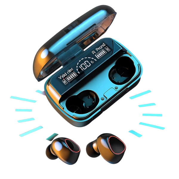 Fone de Ouvido Bluetooth com Display LED