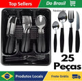 Jogo De Talheres Inox Com 24 Peças + Suporte Gaveteiro - Neverdie Store