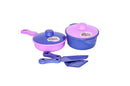 Cozinha Infantil Jogo de Panela Fogão CookTop Acessório 12pç