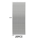 Espeto de churrasco de aço inoxidável, espetos reutilizáveis para churrasco, var