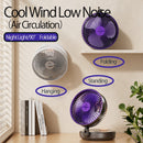 2024 Novo 5000mAh Recarregável 3IN1 Ventilador Portátil Multifuncional Ventilado